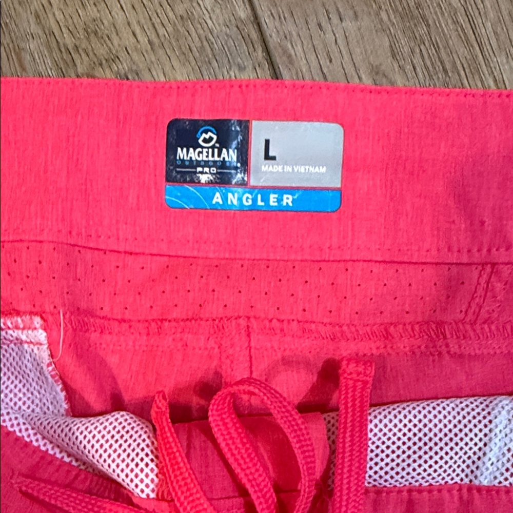 Magellan Outdoors Coral Pink Athletic Shorts - Picture 2 of 3